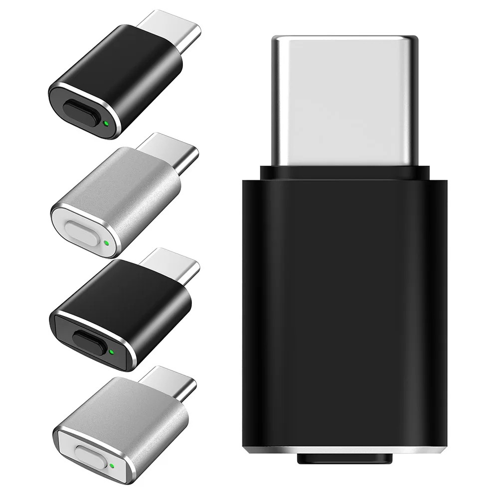 USB C Metal Mouse Mover with Switch Button Mouse Moving Device 3 Jiggle Modes Driver-Free Plug & Play Keep Computer/Laptop Awake