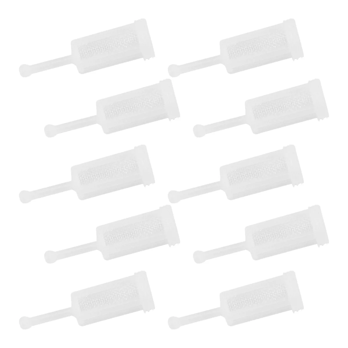 A64Z 10 قطعة من البلاستيك الجاذبية نوع رذاذ تصفية وعاء قطر 11 مللي متر الطول الإجمالي 36 مللي متر يمكن التكيف مع معظم المذيبات #3