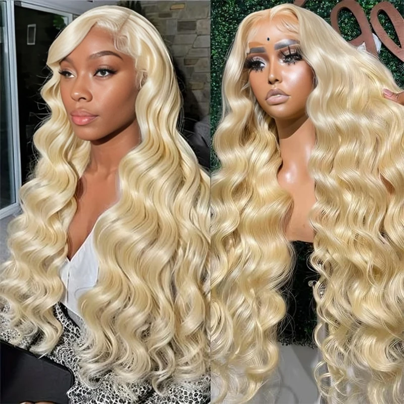 

Brazilian 30 40 inches Body Wave 613 Honey Blonde HD Transparent Lace Front Human Hair Wigs 13x6 Lace Frontal Wig 13x4 For Women