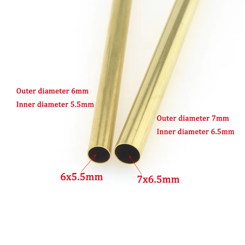 High Quality 4/4.76mm Brass Tube Shaft Sleeve for 4/4.76mm 3/16'' Flexible Shaft Flex Cable Alxe RC Boat 1pc