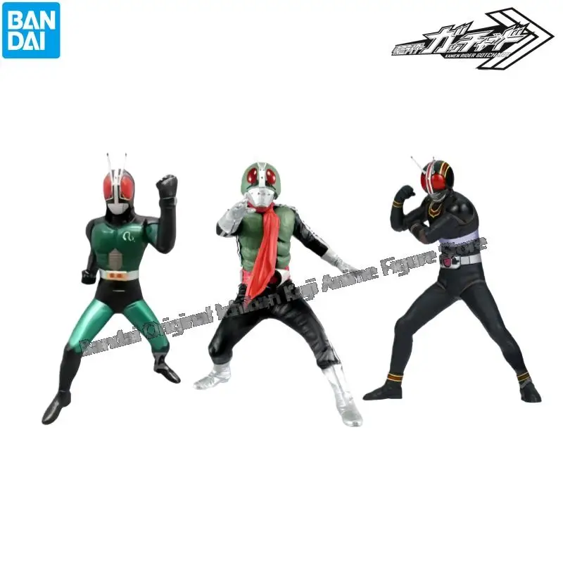 En Stock Bandai caja Original Kit de modelismo Kamen Rider Black Rx Kamen Rider1Go personajes de Anime negros estatua de figura de acción Original