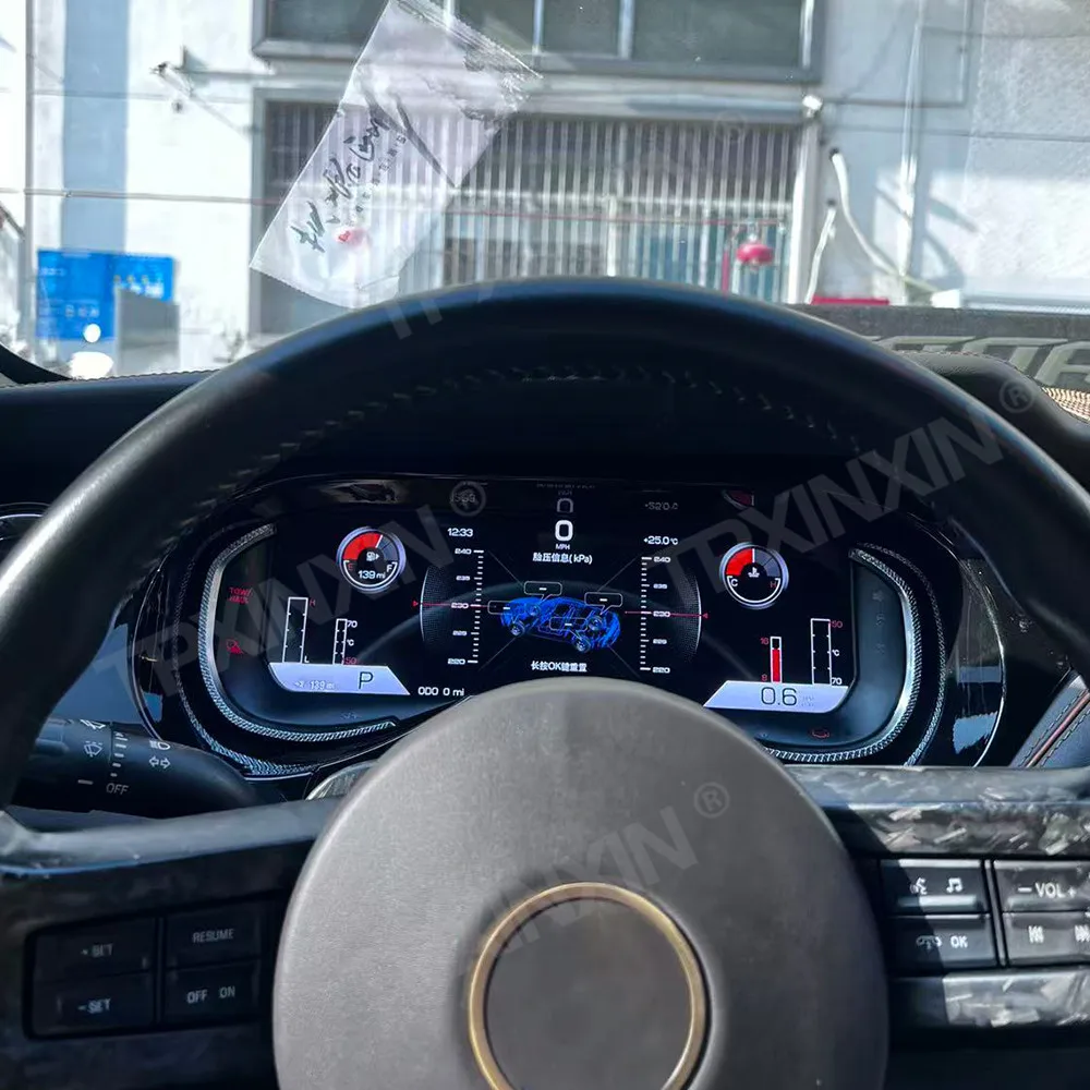 

12.3 inch Digital Dashboard For Ford Mustang Shelby 2009 2010 2011 - 2014 Cluster instrument Cockpit speedometer panel Monitor