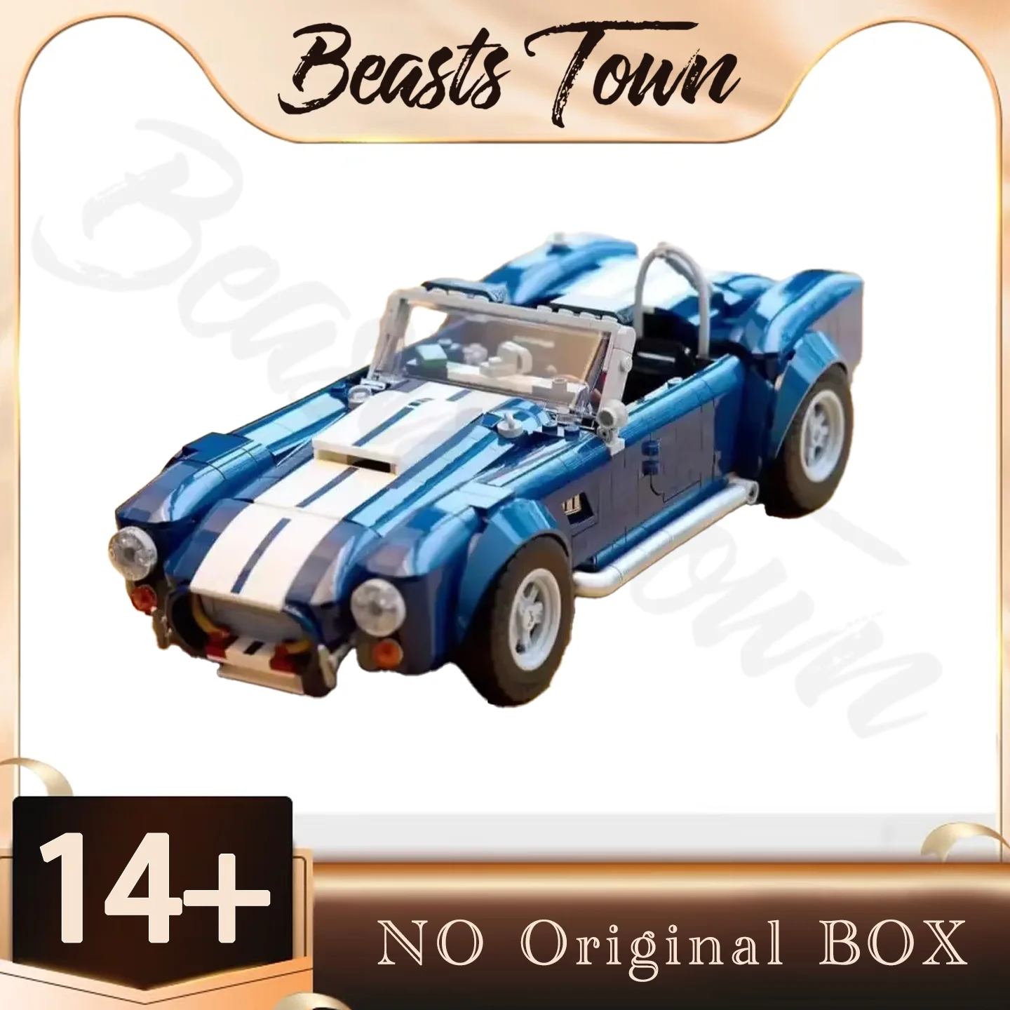 2025 جديد كلاسيكي كوبرا 427 S C سباق السيارات الرياضية اللبنات الجمعية 10357 الطوب للأطفال هدايا عيد الميلاد عيد الميلاد