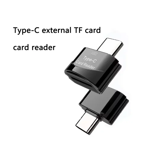 New Type C To Micro-SD TF Adapter Cardreader Mini High Speed Smart Memory Card Reader Watching Movie Data Transmission