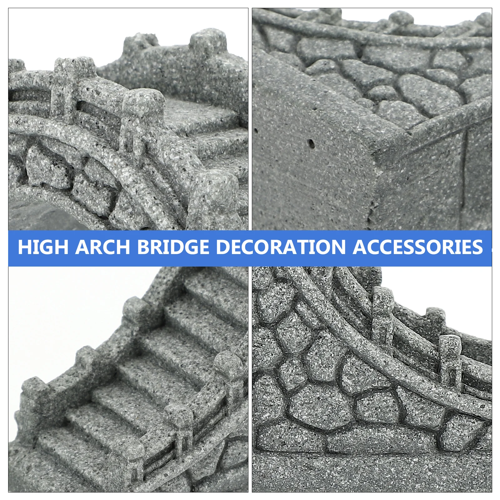 1pc Stone Bridge Sandstone Craft Miniature Decor For Micro Landscape Bonsai Ornament Fairy Garden Scene Layout Accessory