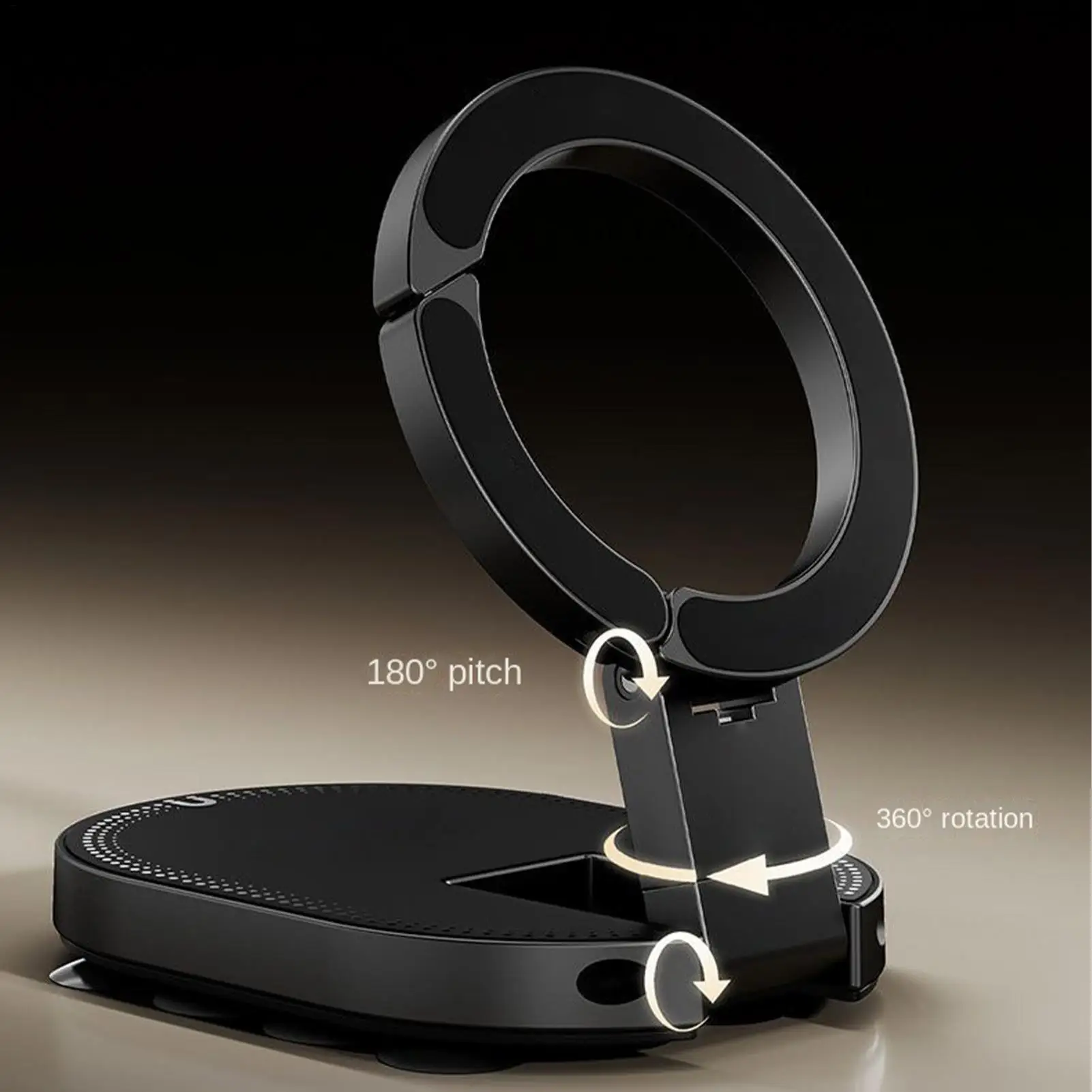

Suction Cup Phone Mount Magnetic Automobile Navigation Stand 360 Degree Adjustable Car Phone Holder Mount for Home Travel Gym