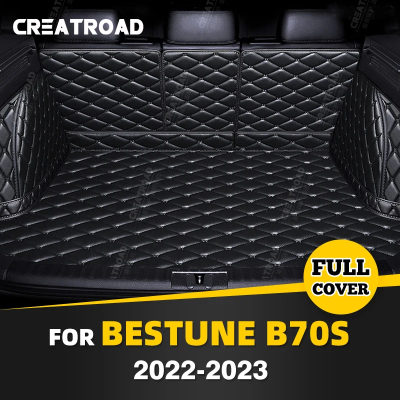 

Auto Full Coverage Trunk Mat For BESTUNE B70S 2022 2023 Anti-Dirty Car Boot Cover Pad Cargo Liner Interior Protector Accessories