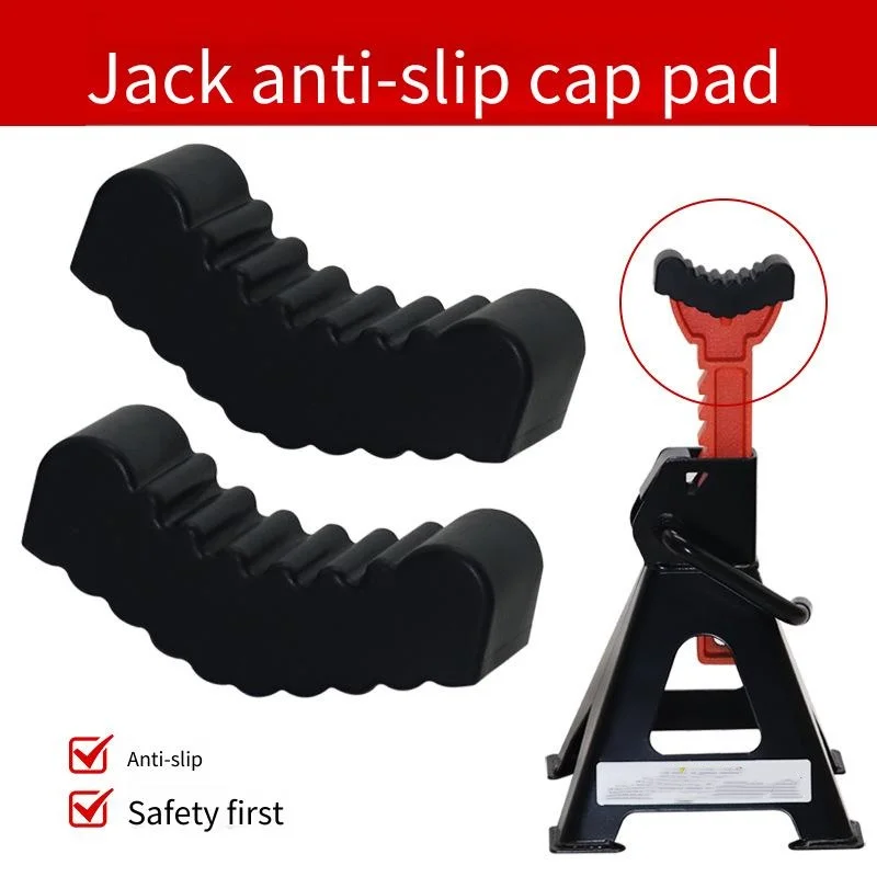 Car Slotted Lift Jack Stand Rubber Pad Floor Adapter Rail Grip Repair Pads 3/6ton Pinch Lifting Universal Tools Frame Safety