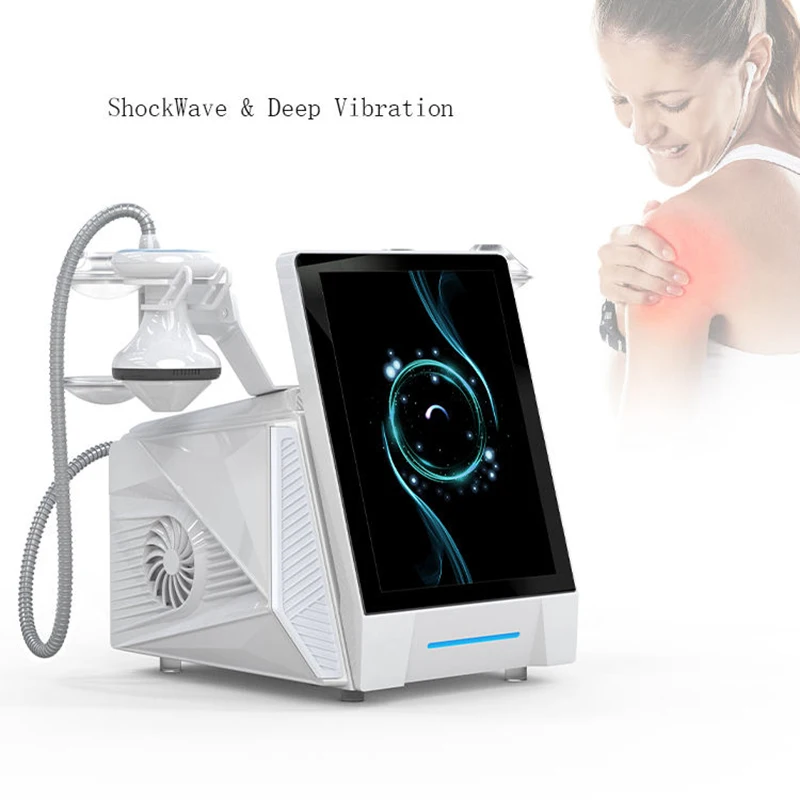 Máquina portátil de terapia de ondas de choque de primera calidad, fisioterapia ESWT enfocada, alivia el dolor, estimula la circulación sanguínea, curación