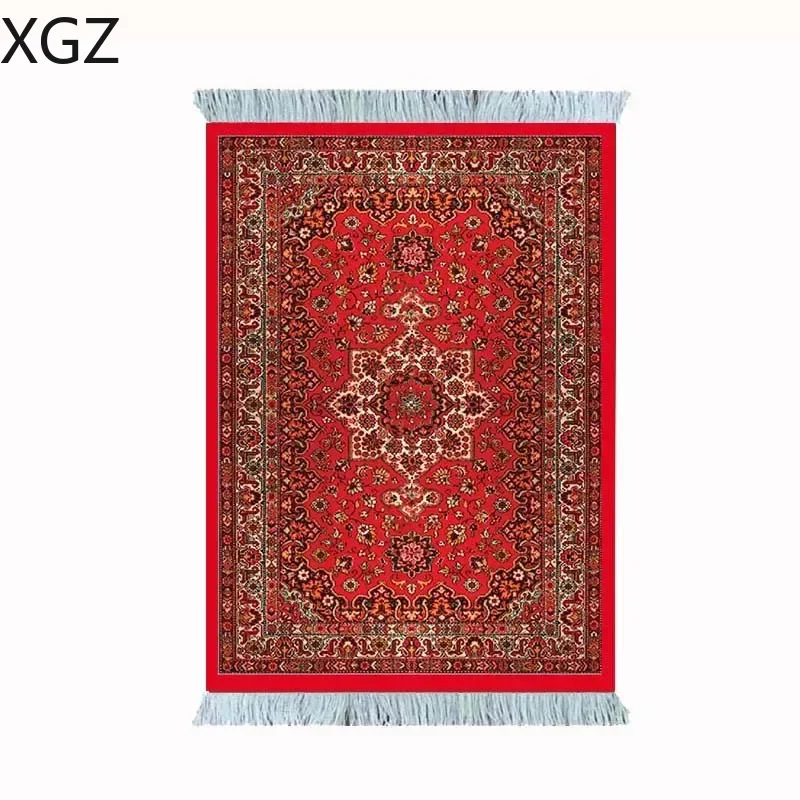 Mini Persian carpet Mouse Pad Desk Computer Laptop Mat Tea Mats Decorative carpet fringe Classic 28*18cm small advanced pads