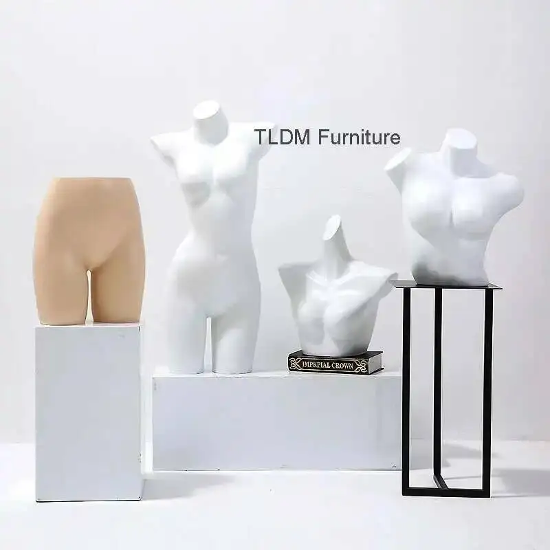Props and Modern Men's Underwear Women's Mannequins Half-length Bra Underwear Plastic Fake Human Body Window Display Stand Model