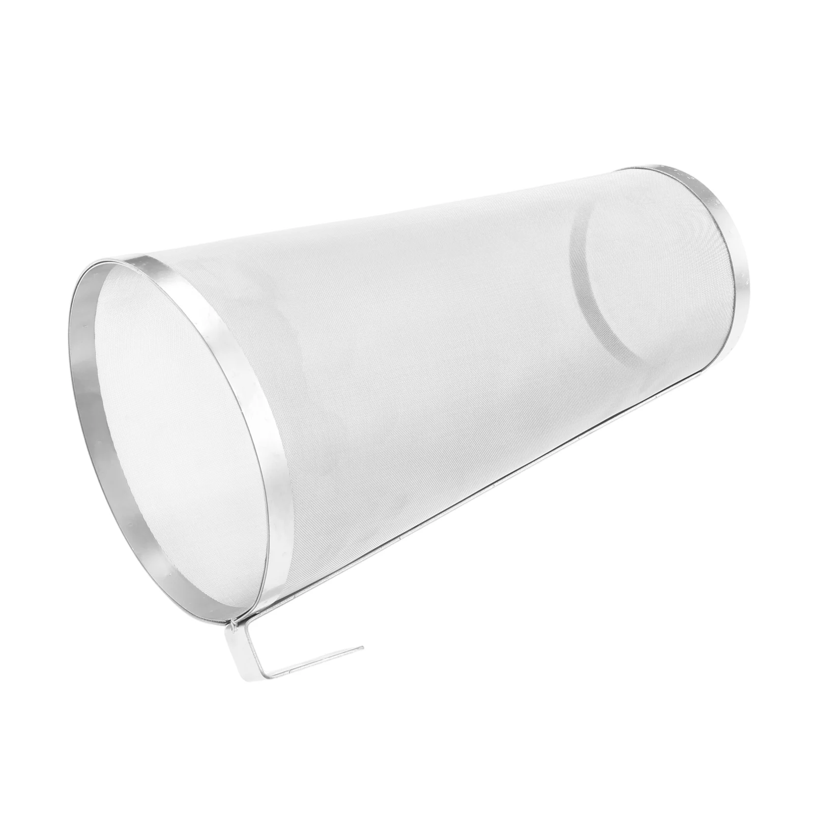 

1pc Stainless Steel Hop 300 Micron Mesh Filter + Hook Homebrew Beer Craft Wine Homemade Coffee 35x10cm/13.78*3.94in Grain Basket