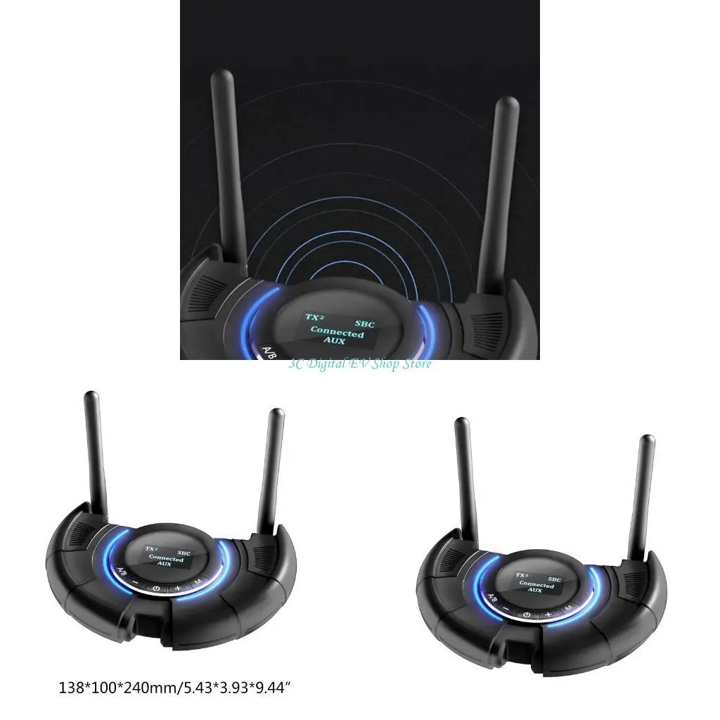 

E74D Стерео Аудио Приемник Мини Bluetooth-совместимый Передатчик 5.0 APTX Приемник