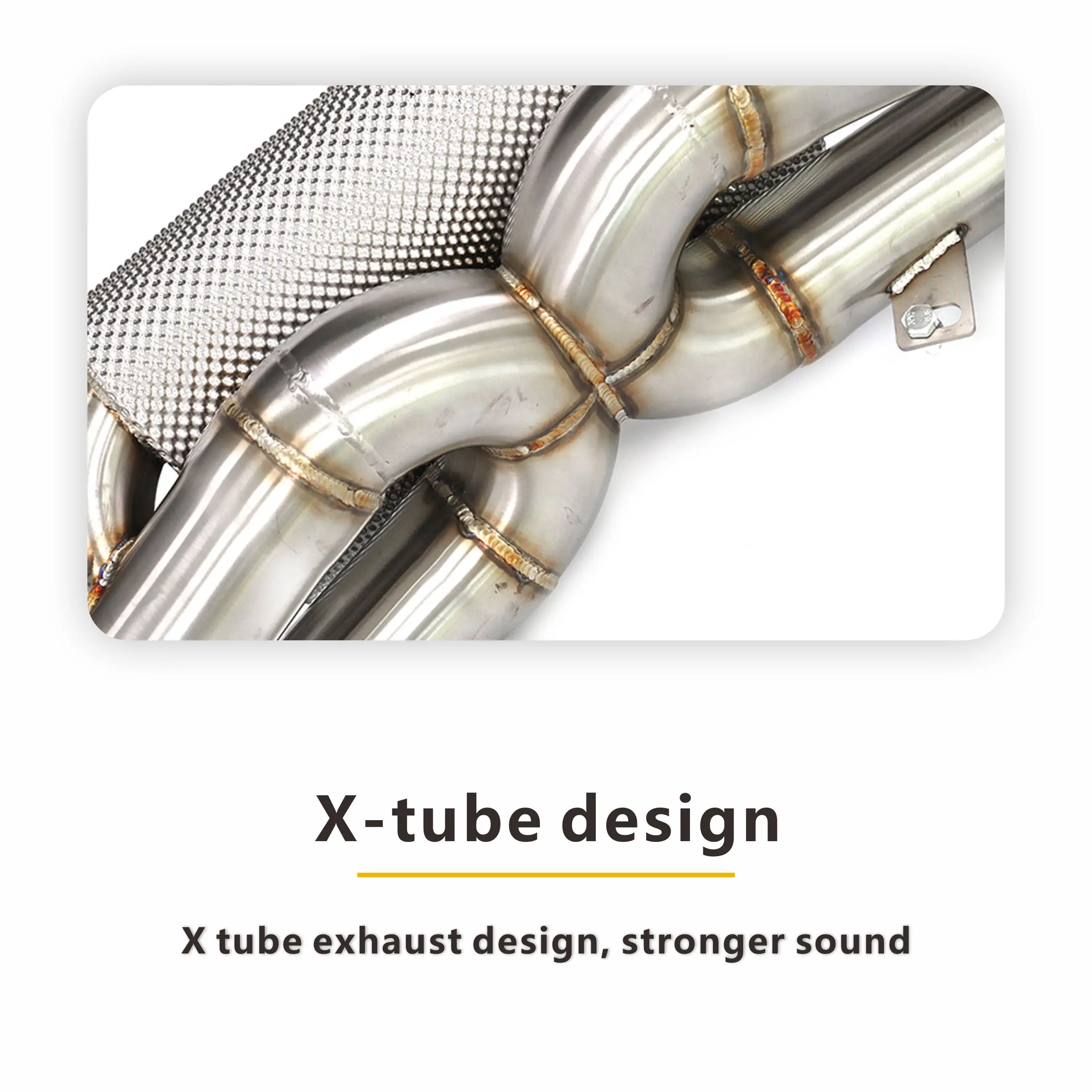 عادم HMD لبورشه 718 كايمان GT4 RS 2022 + 4.0T Catback SS304 صمام تفريغ نصائح سهلة التركيب كاتم الصوت