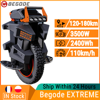 EU Stock Begode Extreme 50S Electric Unicycle 34.4V 2400Wh 3500W Motor 110km/h No-load Speed 900lbs Spring Smart Monocycle EUC