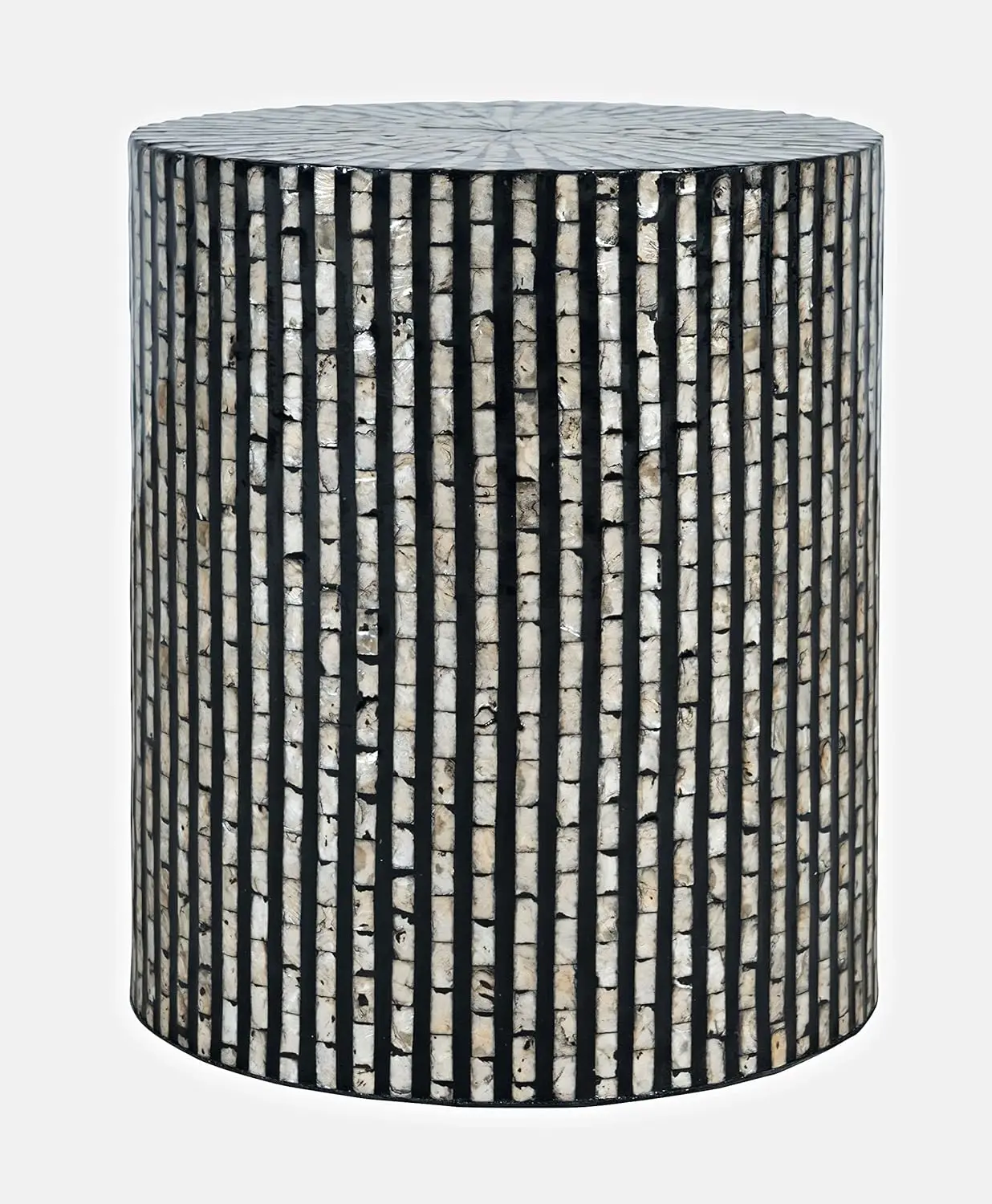 Table d'appoint moderne en terrazzo Shell, Global Archive, Capiz