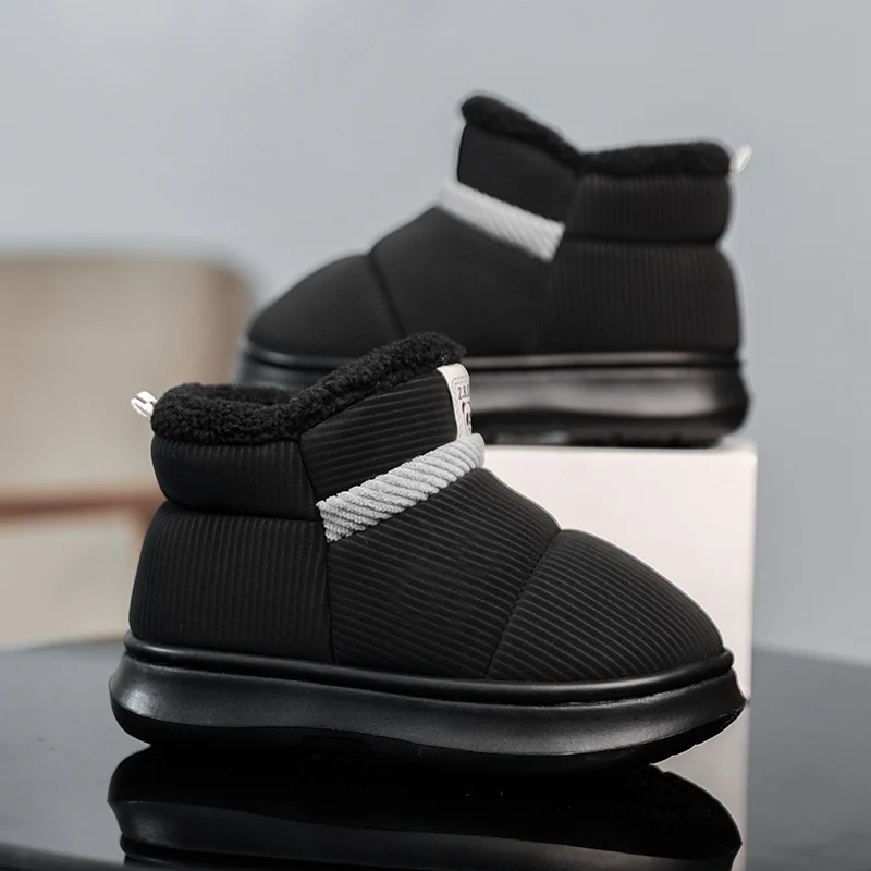 

Children Snow Boots Girls Cotton Shoes Winter Warm Casual Shoes Sneaker Lightweight Eva Sole Fur Lined Girls Ankle Boots