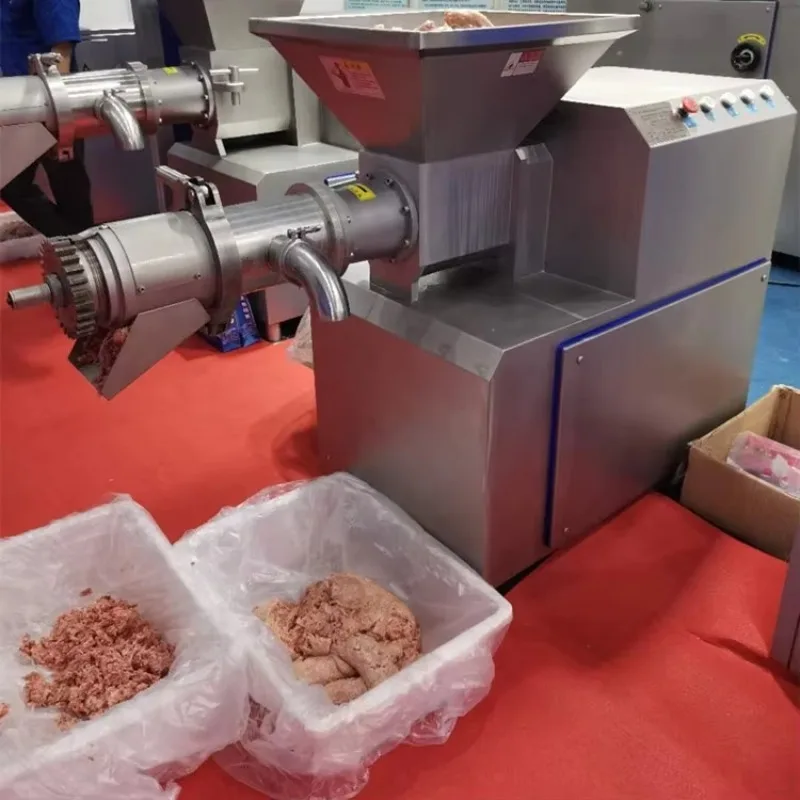 Meat And Bone Separator, Hygienic No‑Dead‑Angle Separating Unit for Seafood Poultry Food Manufacturing Customized