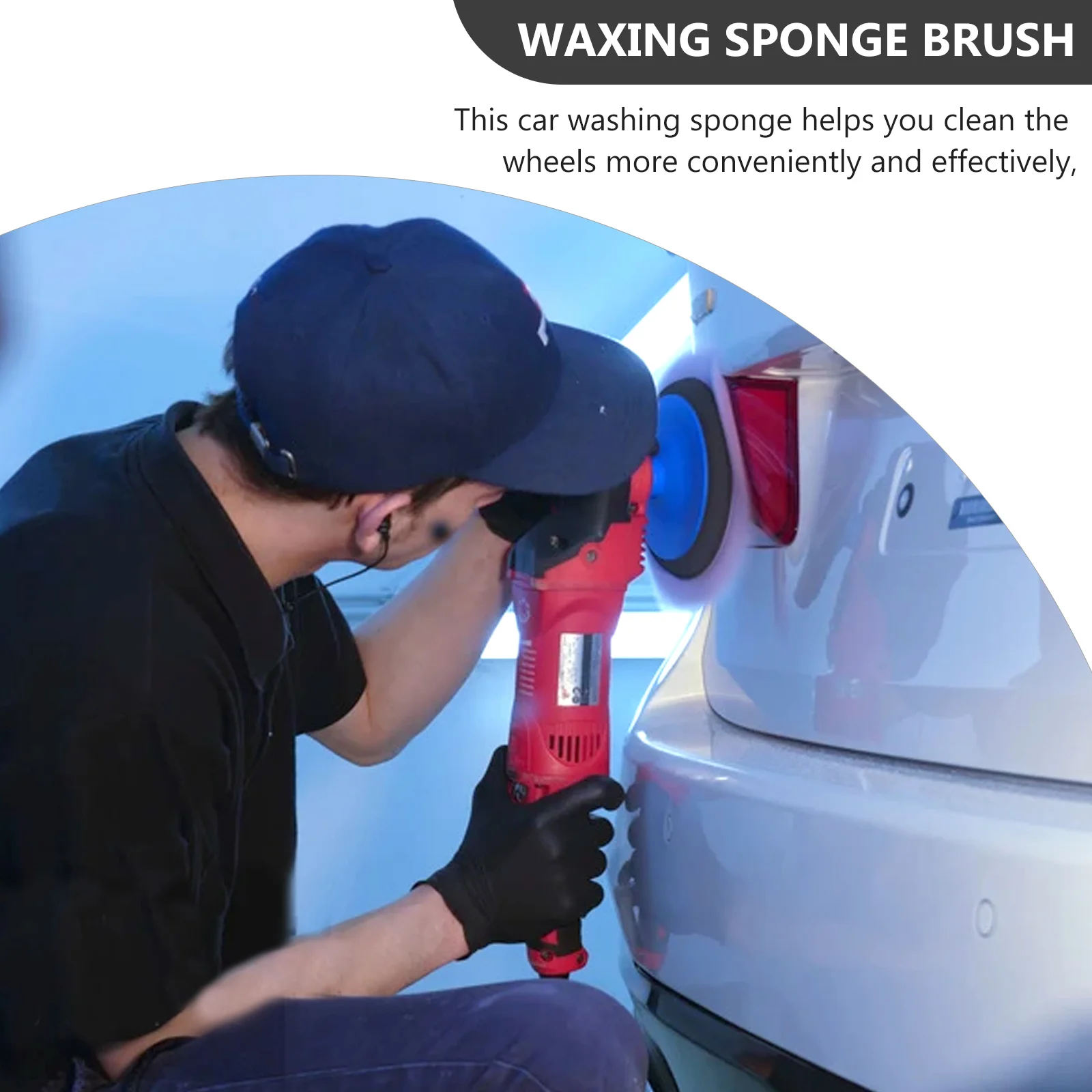 

1Pcs Car Wheel Cleaning Sponge High-Grade Durable Soft Material Multi-Functional Car Washing Tool Easy Handle Wash Vehicle Wheel