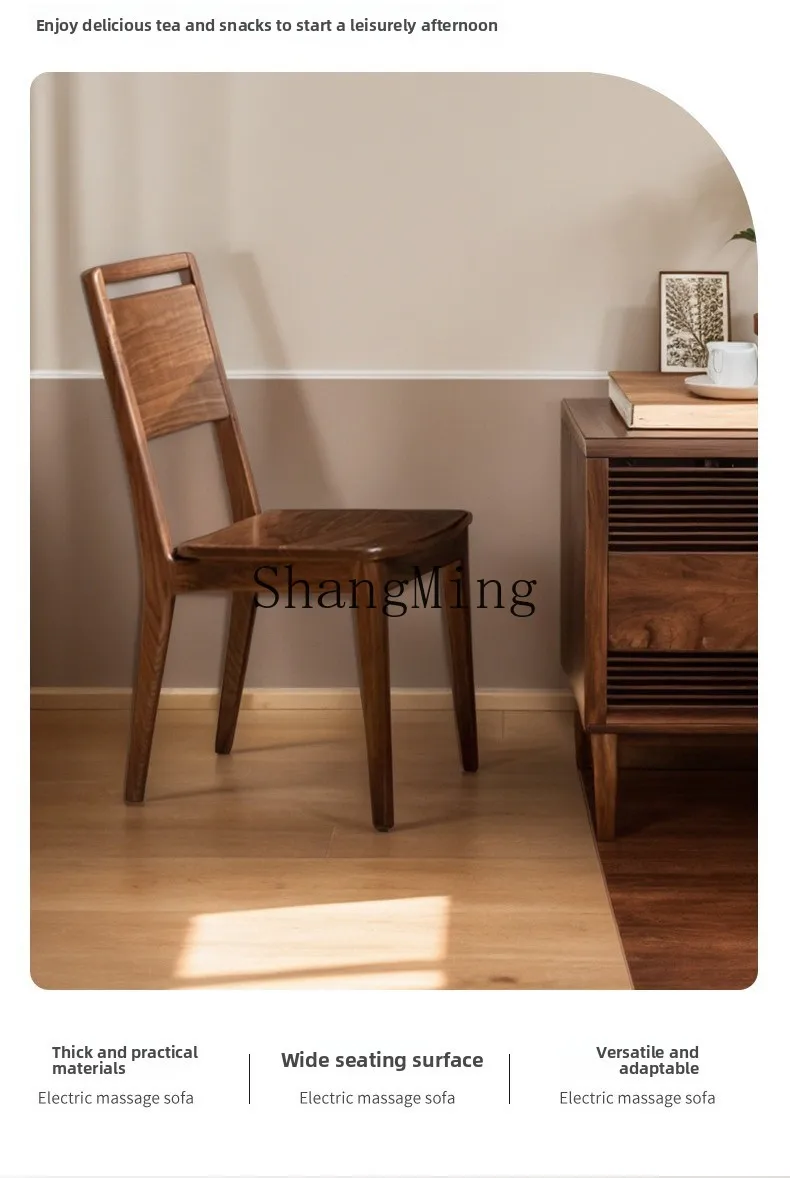 ZYY exquisite fashion good-looking black walnut new Chinese high back chair home sedentary desk chair