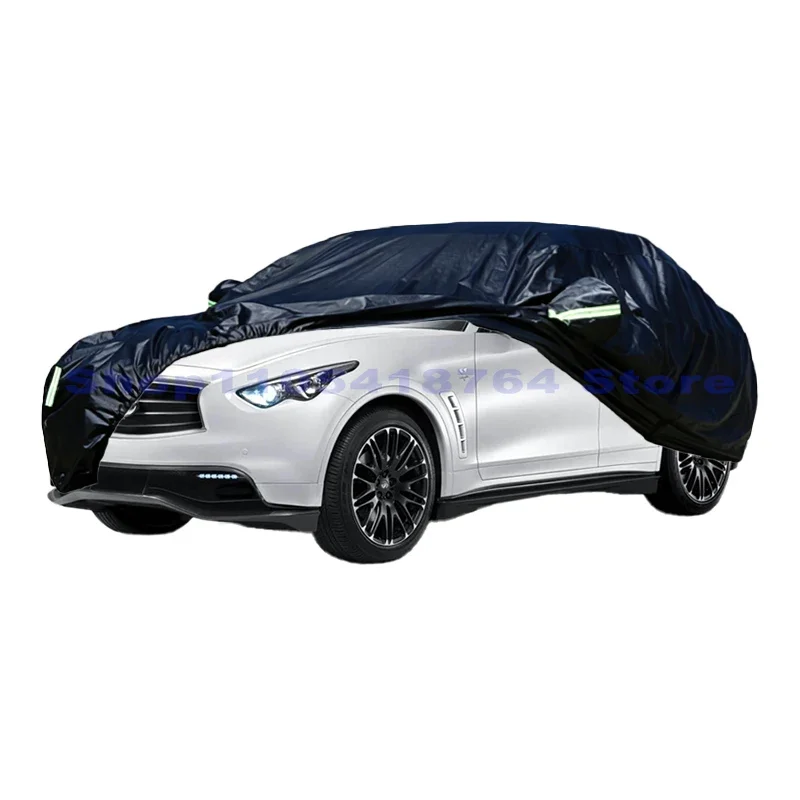 Car Cover Outdoor Protection Full Exterior Snow Cover Sunshade Dustproof Protection Cover For Infiniti FX