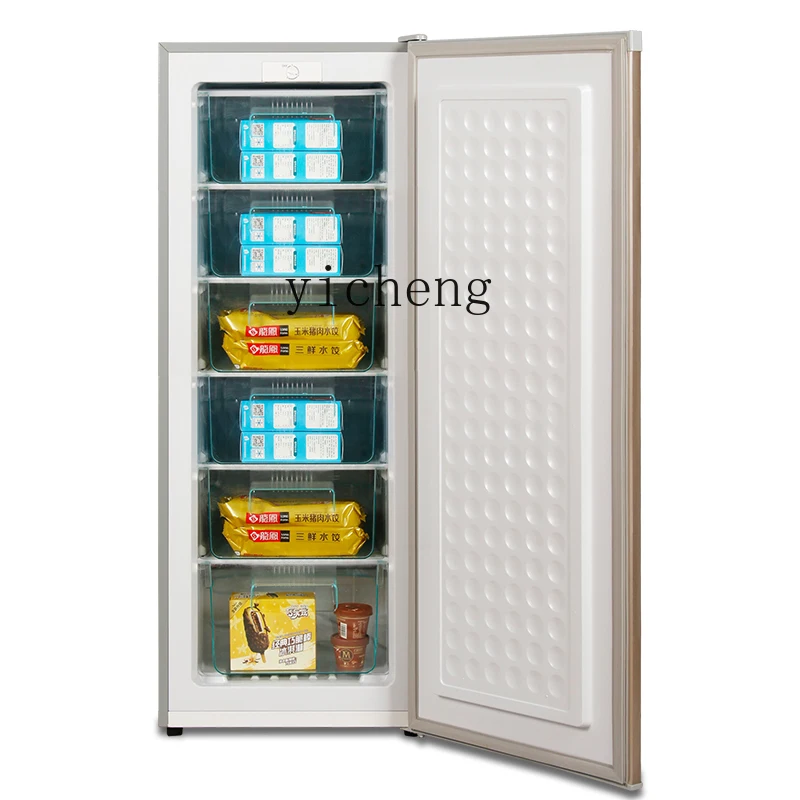 ZC Drawer Storage Vertical Full Cabinet Freezer Household Small Frozen to Keep Fresh Dual-Use Freezer