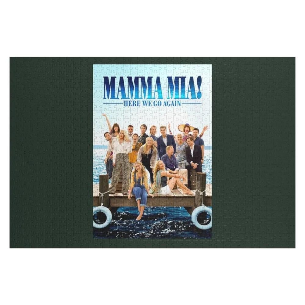 

Пазл Mamma mia Деревянные коробки Персонализированное имя Деревянный пазл для взрослых Деревянный пазл с животными