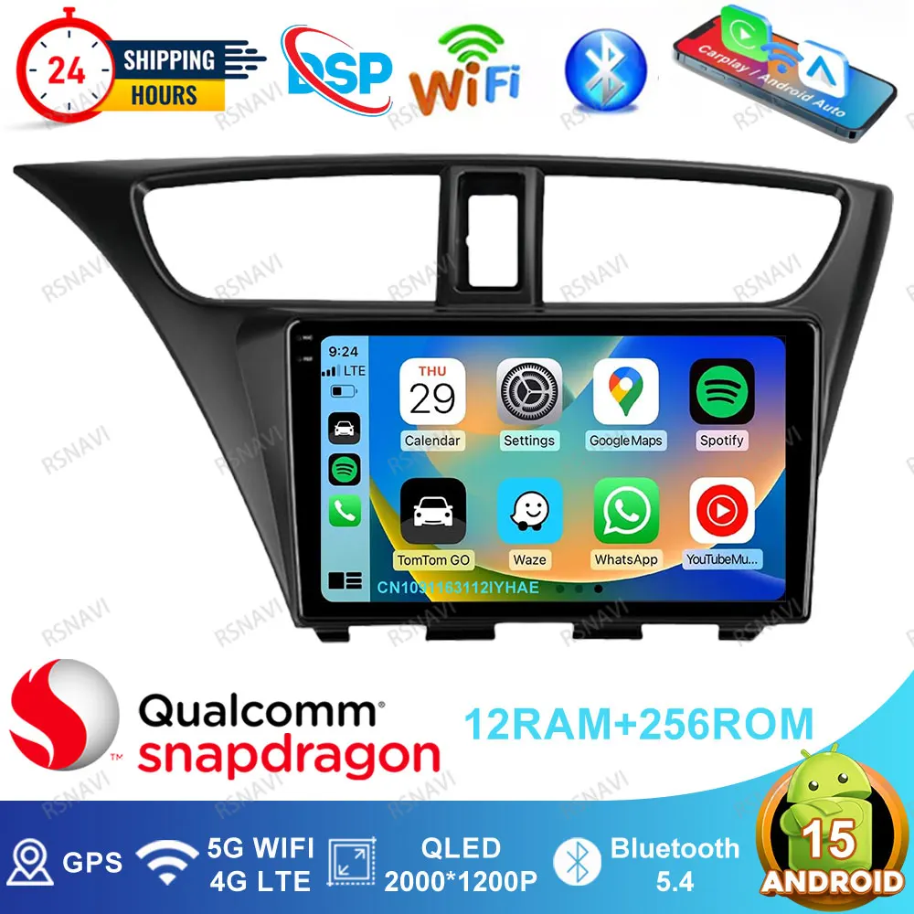 Android 15 Car Radio For Honda CIVIC Hatchback 2012 2013 2014 2015 2016 2017 Cleaning Machine Golf 7 Gti Mercedes W203 Men Shoes