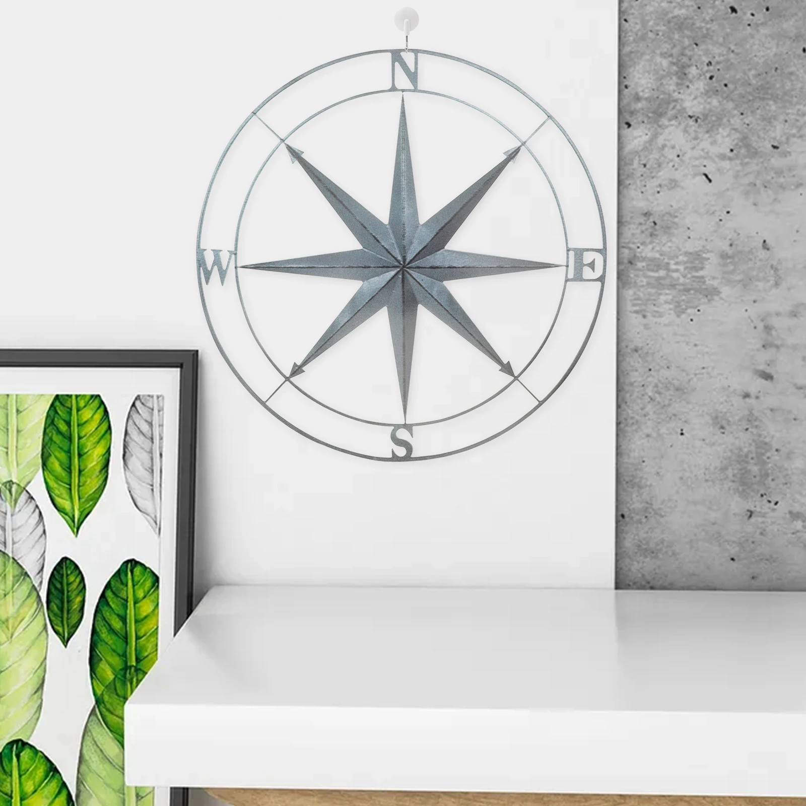 

Retro Iron Vintage Wall Ornaments Nautical Wall Hanging Art Craft Home Ornaments Home Decors Metal Outdoor Decorations