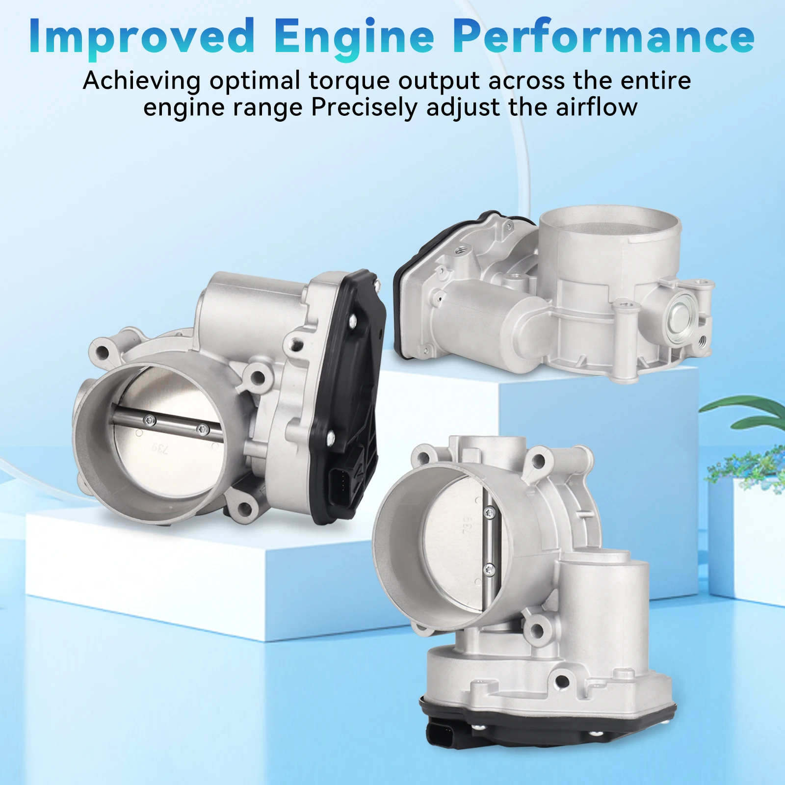 

Electronic Throttle Body BL3Z9E926A BL3Z9E926B For Ford F-150 Expedition Transit Lincoln Navigator 3.5L V6 Throttle Body Assy
