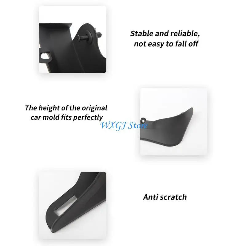 

37JE 4Pcs Mud Flaps Splash Guards for Car Front Rear Wheel Mud Flaps Protector