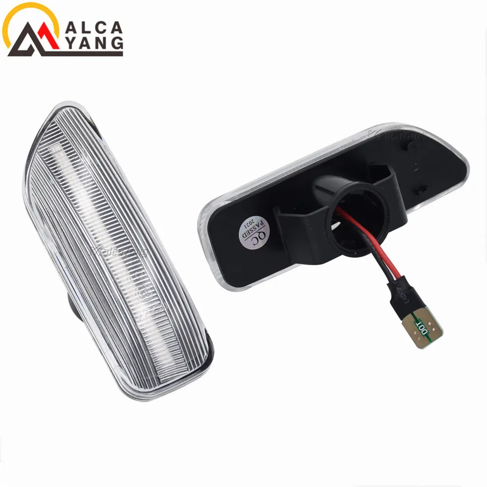 2Pcs Amber LED Side Marker Blinker Turn Signal Light For Volvo XC90 S80 XC70 V70 S60 2001-2009 30722641 3072264