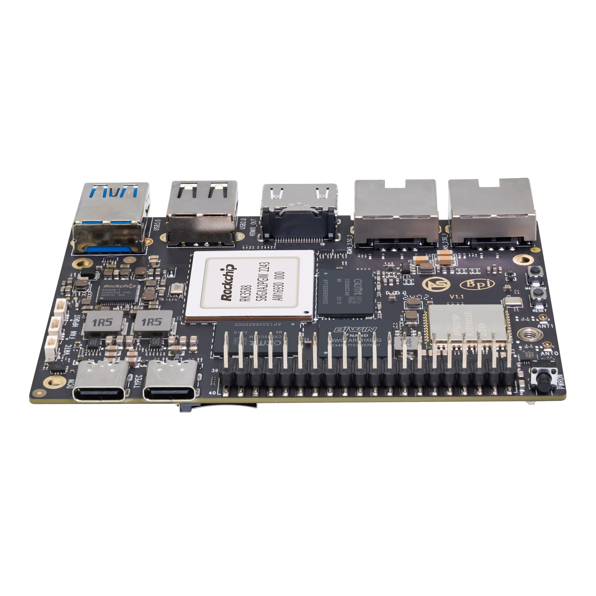 Nuovo prodotto 32GB RAM e 128GB EMMC Banana Pi BPI-M7 circuito stampato supporto sistema Android