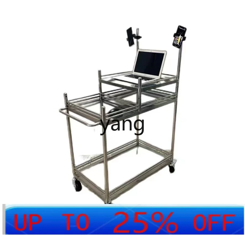 

Тележка для прямой трансляции из нержавеющей стали LTT, портативная подставка для разборки на открытом воздухе, интернет-знаменитости