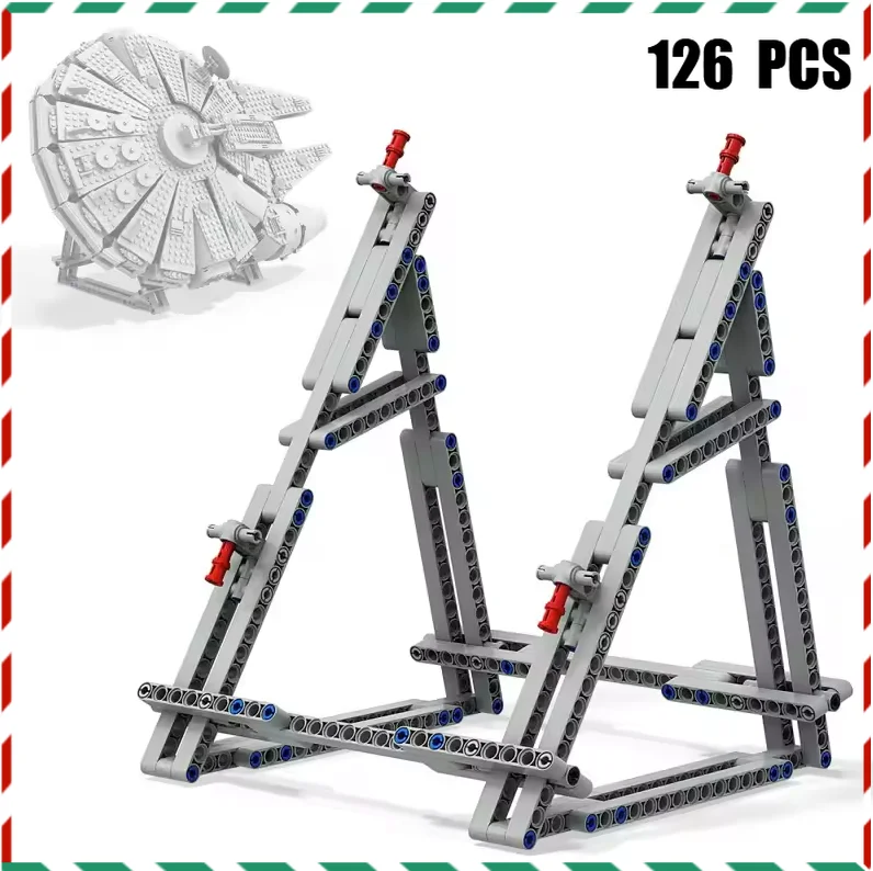 

MOC Vertical Display Stand 7965/75105/75212 Building Block - DIY Assembly Bricks Falcon Support Base Model Kids Adults Gift