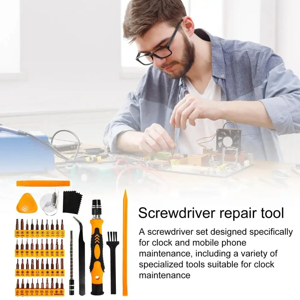 A7THK-Laptop Repair Tool Kit Tool Steel Screwdriver Set Laptop Screwdriver Kit Computer Repair Kit Ergonomic Multi-Function