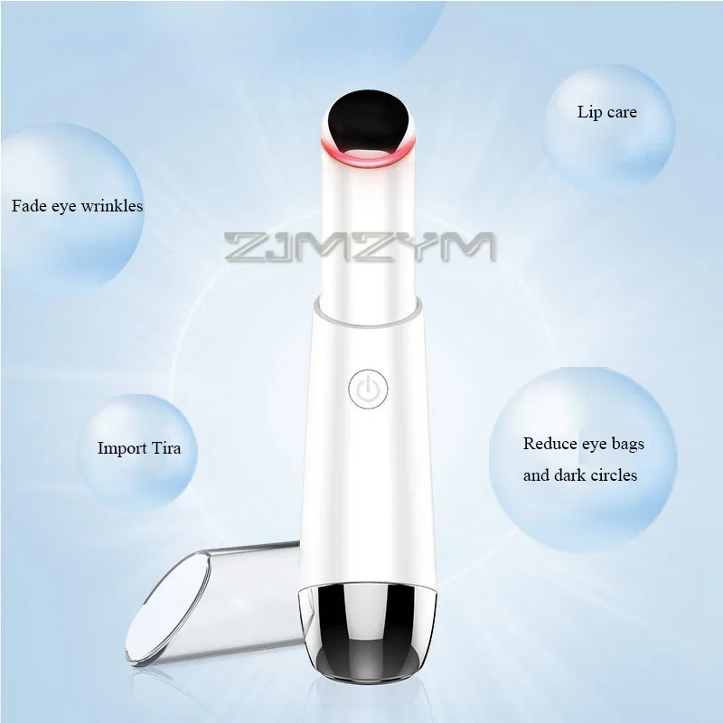 초음파 눈 미용 기기 전기 눈 입술 피부 마사지 케어 펜 고주파 진동 눈 마사지기 눈 밑 지방 제거용