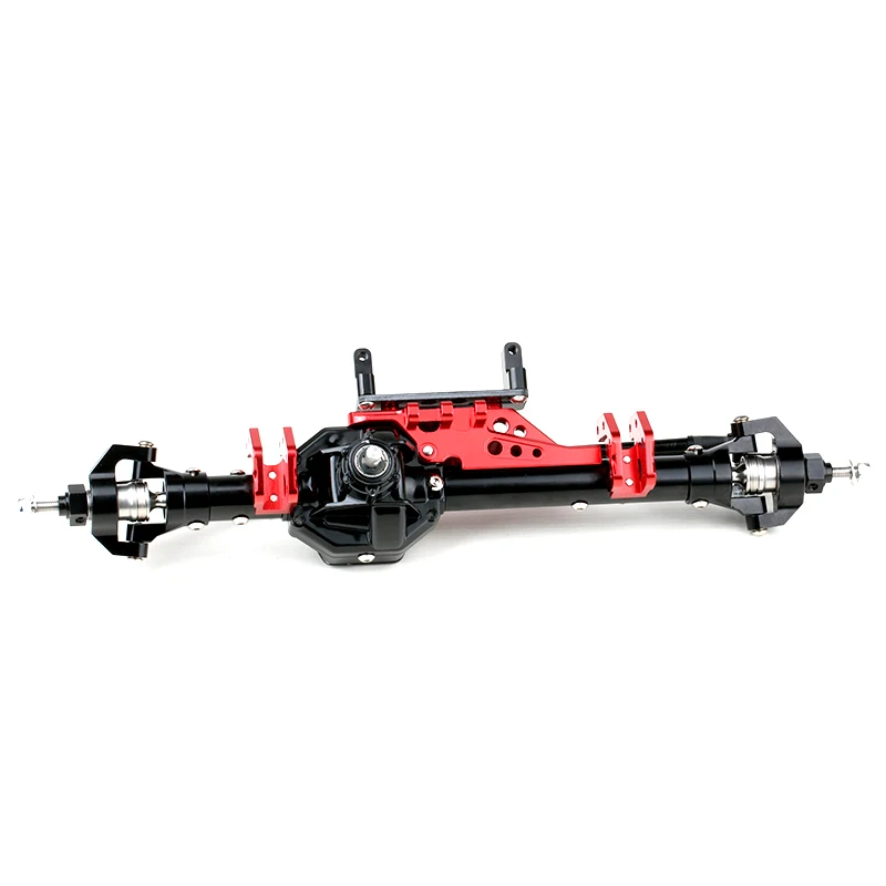 Model Symulacyjny Samochodu Metalowa Przednia Tylna Oś do Samochodu RC Crawler 1/10 RR10 90053 90018 Części Ghost