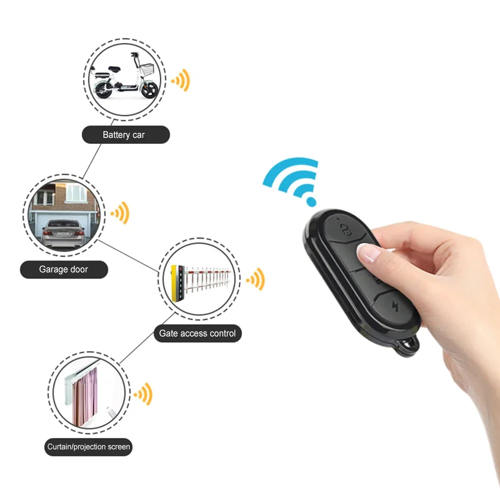 Duplicador de clonagem universal com controle remoto de cópia automática 4 botões substituição chaveiro, garagem portão abridor, 433MHz, 315MHz, 3 pcs, 2 pcs, 1pc