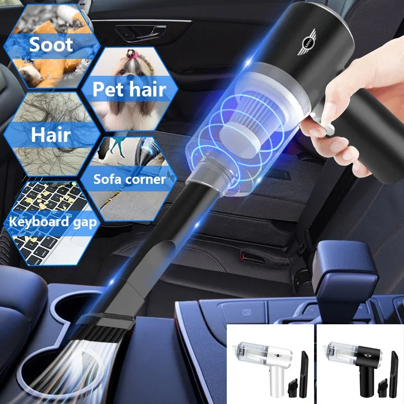 Fashion Car Vacuum Cleaner Wireless Handheld Portable Cordless Cleaner For MINI Cooper One JCW R56 Countryman Paceman Clubman R