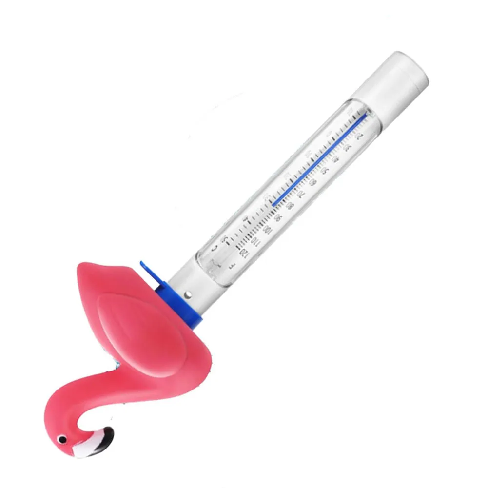 Pool Thermometer for Surface Floating Use with Rope for Spas Pools and Hot Tubs Large Readable Display 1 pc Pink