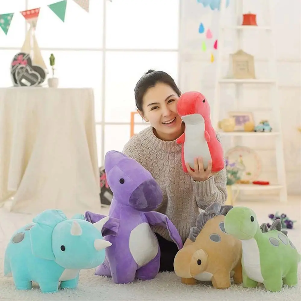 เด็กเด็ก Pterosaur Home Decor หมอน Plush Triceratops การ์ตูนตุ๊กตาตุ๊กตาหมอนนอน Dino ของเล่นไดโนเสาร์ Plush ของเล่น