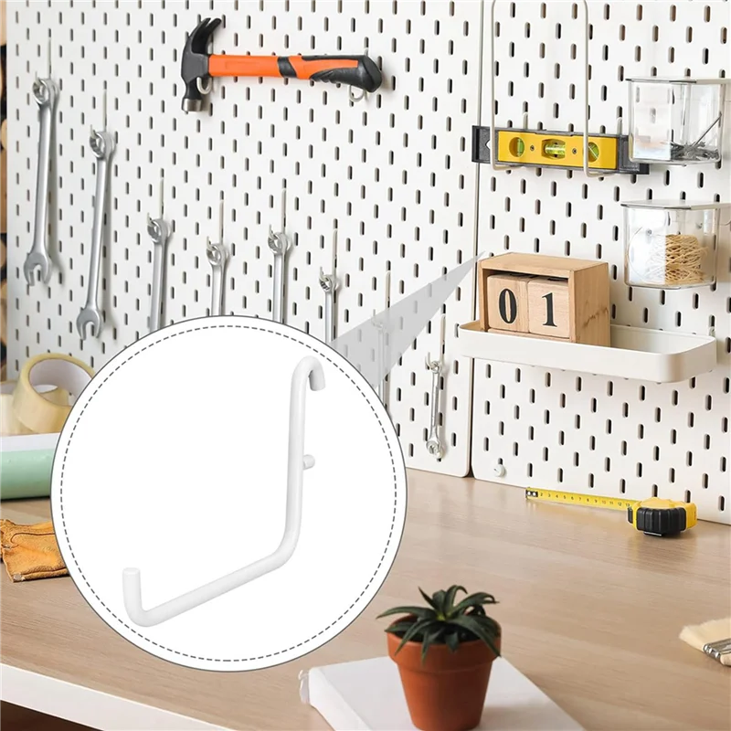 Crochets de planche à chevilles ABWR-24Pcs, accessoires de planche à chevilles, ensemble de crochets de planche à chevilles longues, outil de rangement en métal, outil de bureau à domicile étanche