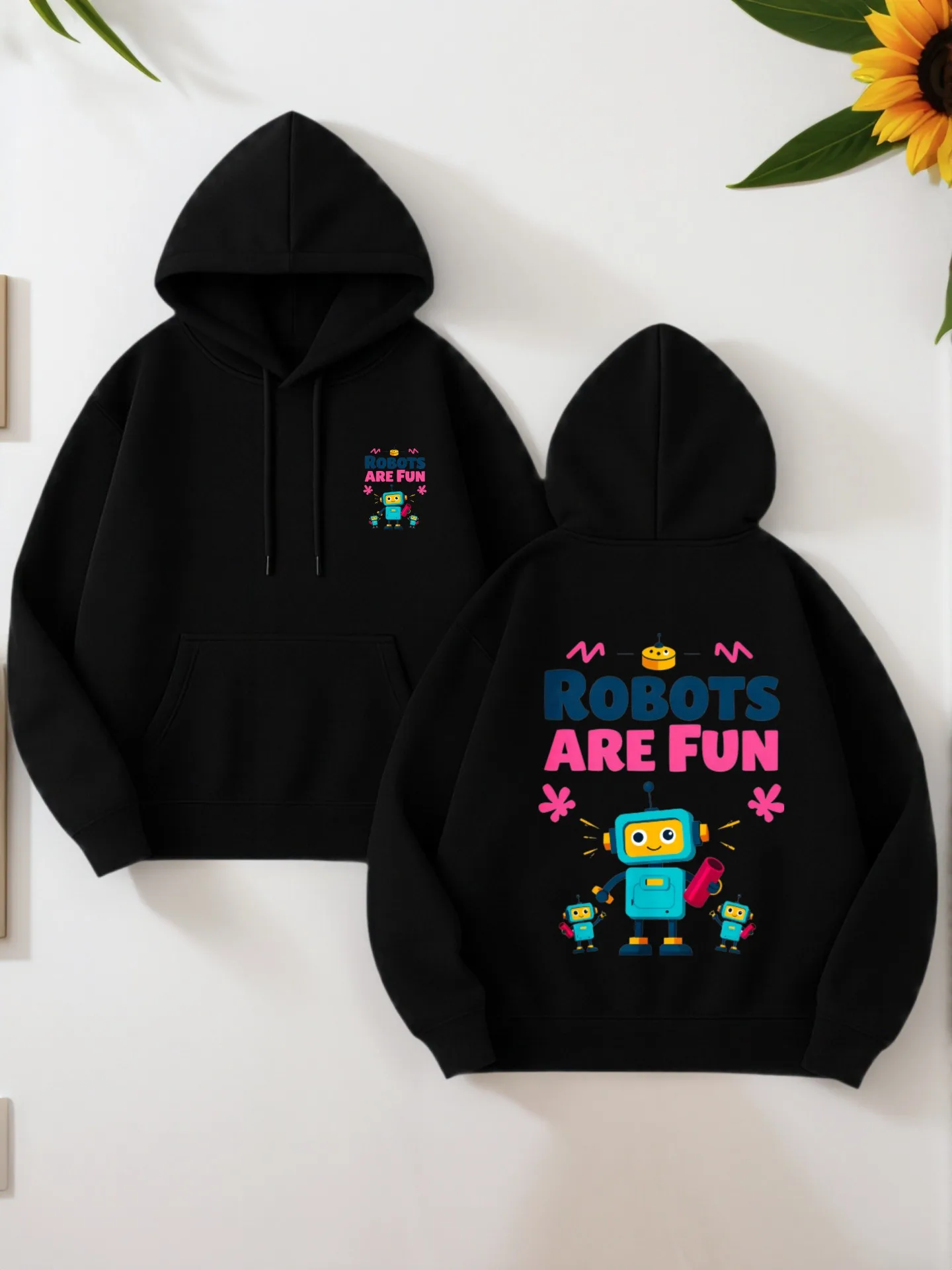 

Мужская толстовка с рисунком, мультяшный принт, повседневный стиль, на флисовой подкладке, для мужчин, для повседневной носки