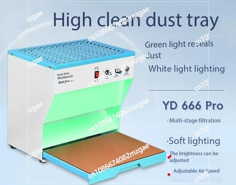 Dust-Free Workstation for Phone Screen Repair OCA Film Laminator Separation and Replacement with Air Filtration