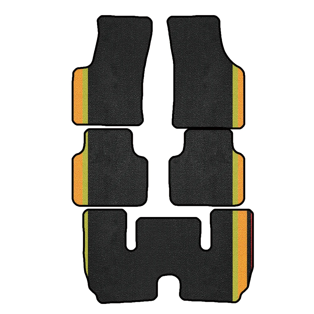 الحصير سيارة مخصصة ل Volkswagen Atlas Teramont X 2017-2024 CA1 6 مقاعد مقاوم للماء السيارات السجاد القدم Coche اكسسوارات