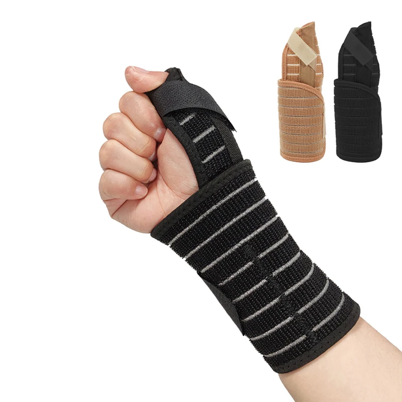 Compression Wrist Thumb Splint Wrist Guard Palm Wrist Supports Protector Breathable Stabilizer Elastic Hand Brace Glove 1pc