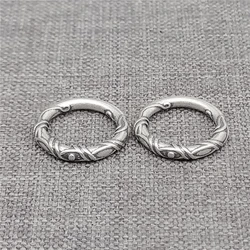 2 Pieces of 925 Sterling Silver Circle Wired Closed Jump Rings for Jewelry Making 12mm