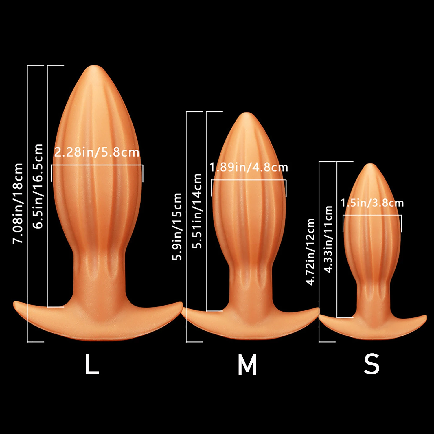 Huge Silicone Anal Plug Dildos Anal Dilator Big Butt Plug Stimulate Vagina and Anus Massage Prostate Sex Toys for Women and Men