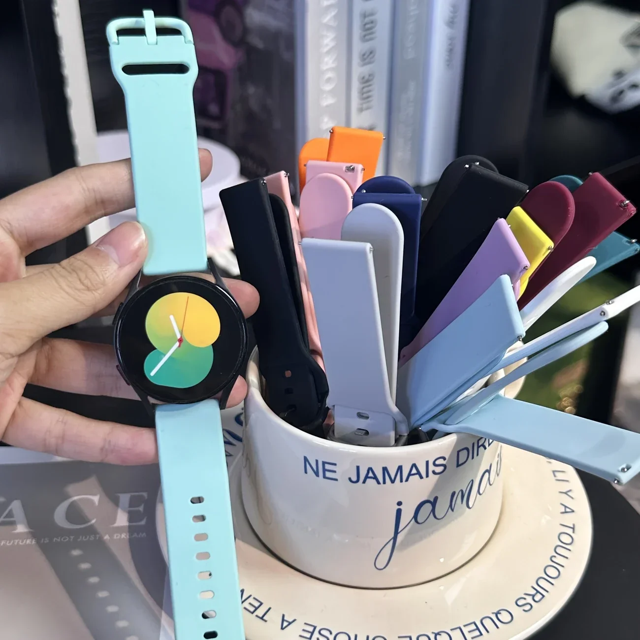 삼성 갤럭시 워치 7/FE/6/5/프로/4 클래식 43-47mm/액티브 2 실리콘 20mm 22mm 스트랩 화웨이 GT 4-3-2-2e 밴드